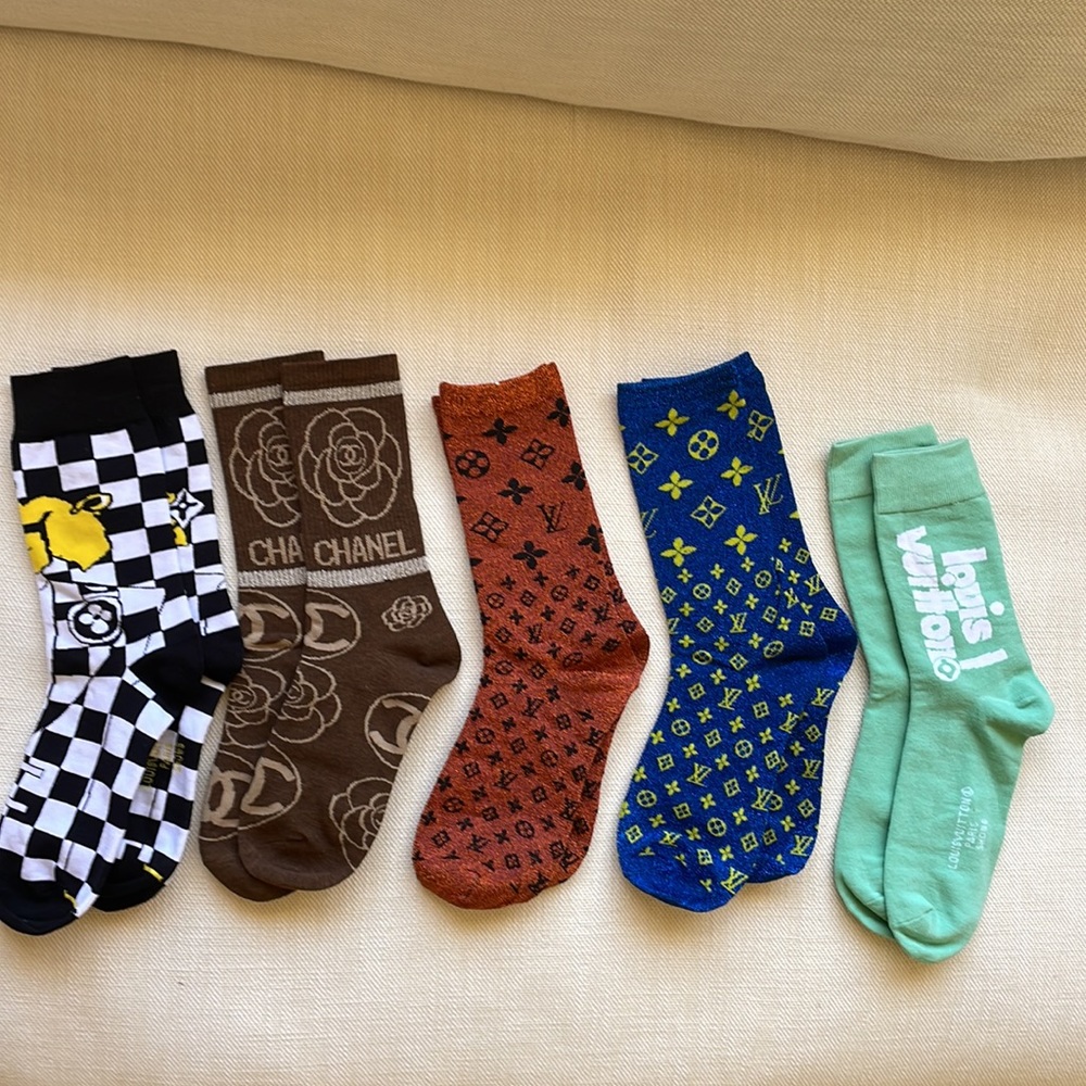 Designer fashion socks